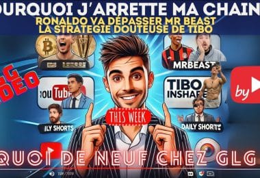 pourquoi j’arrête ma chaîne, ronaldo va dépasser mrbeast, et la stratégie douteuse de tibo inshape