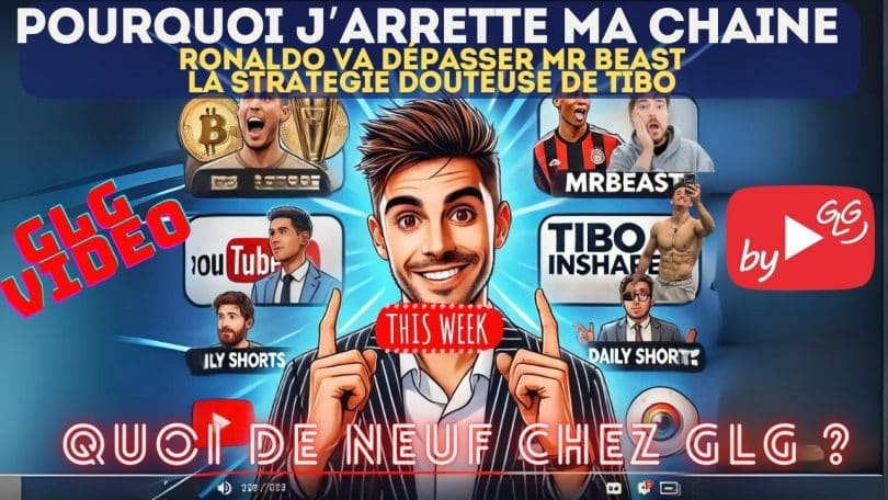 pourquoi j’arrête ma chaîne, ronaldo va dépasser mrbeast, et la stratégie douteuse de tibo inshape