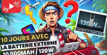 que vaut vraiment la batterie externe cuktech 10000mah 120w à 49,99€ ?