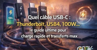 quel câble usb c thunderbolt, usb4, 100w… le guide ultime pour charge rapide et transferts max