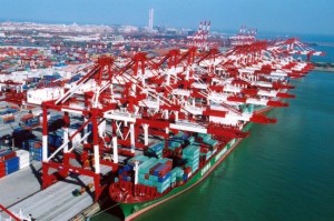 port de conteneurs de quingdao en chine