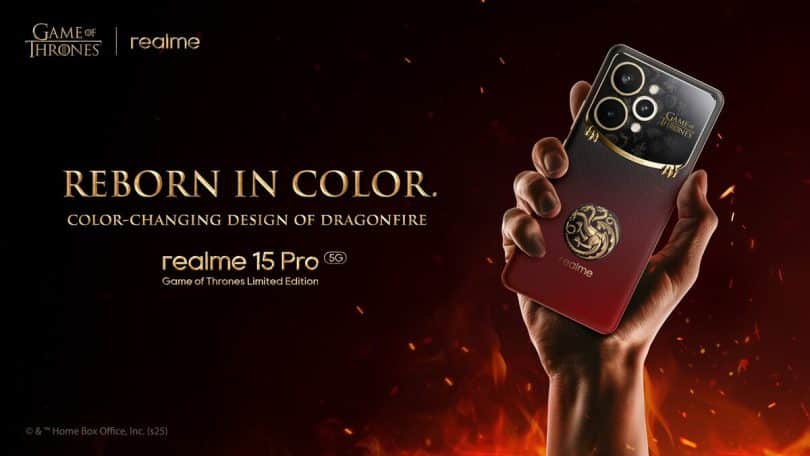 realme 15 pro game of thrones limited edition