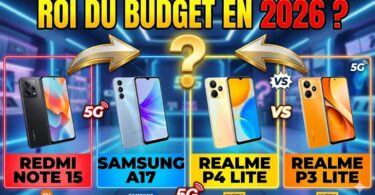 realme p4 lite 5g vs samsung galaxy a17 5g vs redmi note 15 le roi du budget en 2026 ?