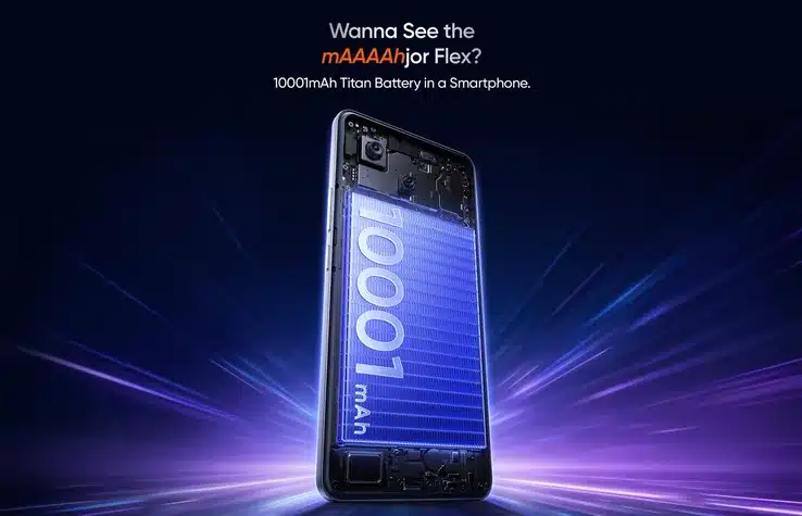 realme p4 power batterie