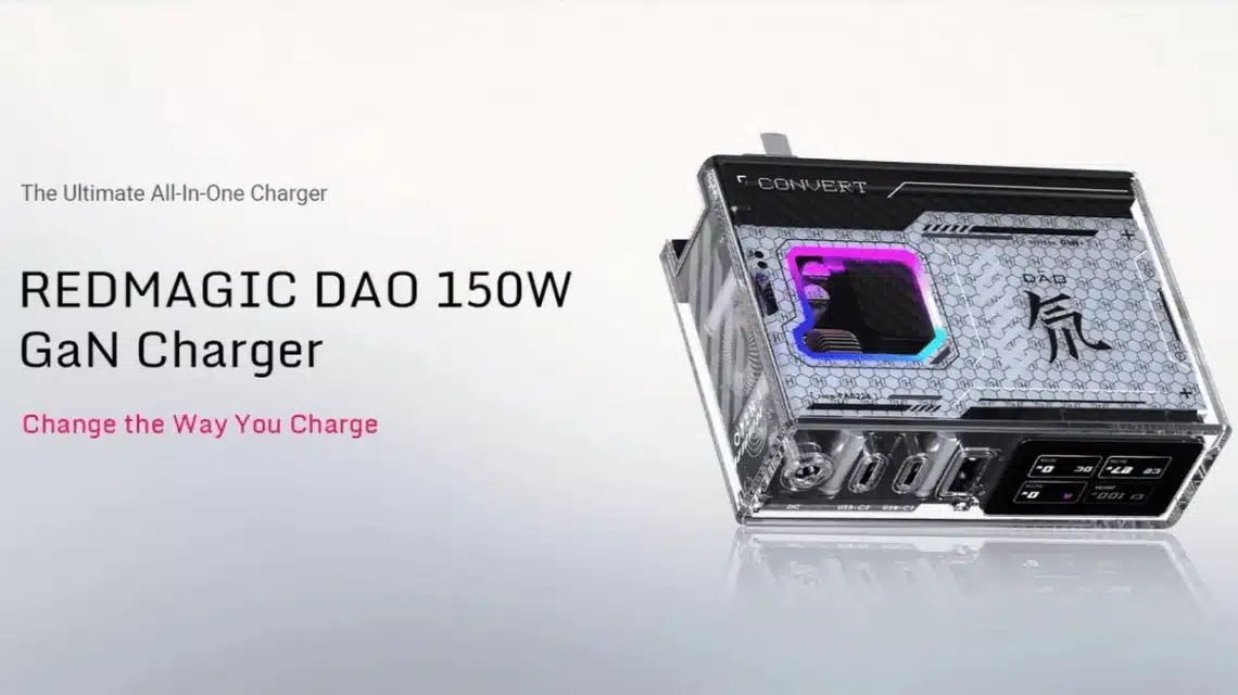 redmagic dao 150w gan charger