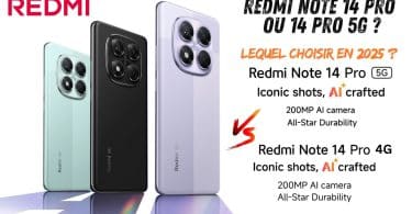 redmi note 14 pro vs redmi note 14 pro 5g , le grand duel !