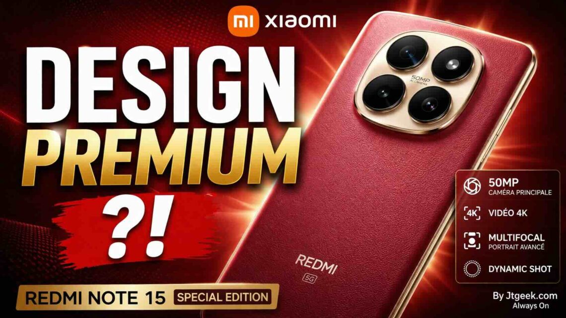 redmi note 15 special edition xiaomi crée la surprise avec un design premium à prix redmi
