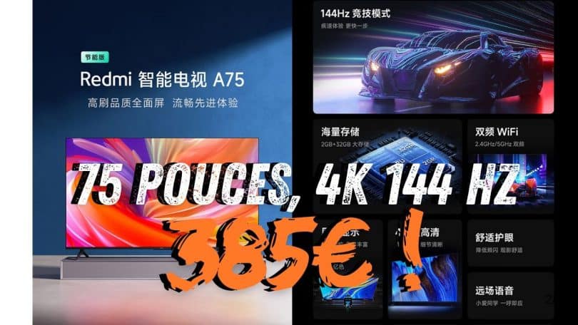 redmi smart tv a75 promo