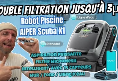 robot piscine aiper scuba x1 youtube