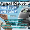 robot piscine aiper scuba x1 youtube