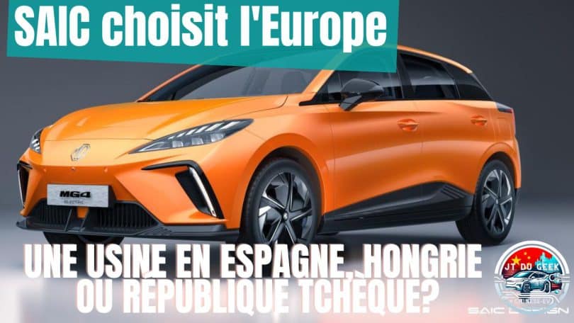 saic choisit l'europe ,nouvelle usine pour mg, tarifs à partir de 25 000 € !