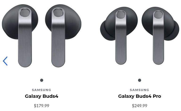 samsung galaxy buds4 and galaxy buds4 pro leak