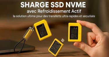 sharge ssd nvme avec refroidissement actif by glg