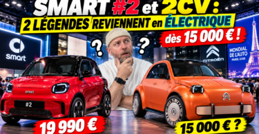 smart #2 et 2cv 2 légendes reviennent en électrique dès 15 000 € !