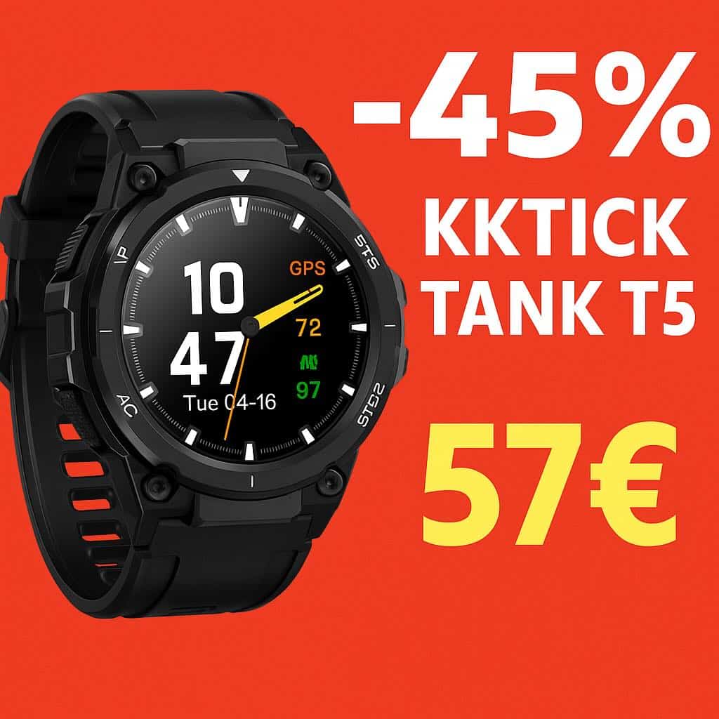 smartwatch kktick tank t5 youtube