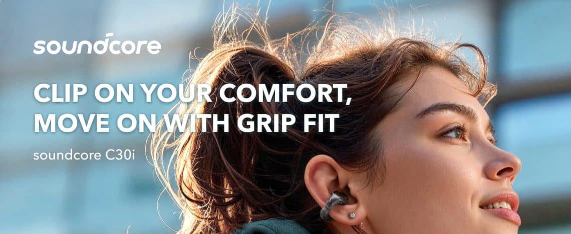 soundcore c30i par anker écouteurs à clip, confort inégalé et son clair