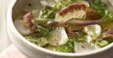 recette de cuisine de soupe au chou chinois