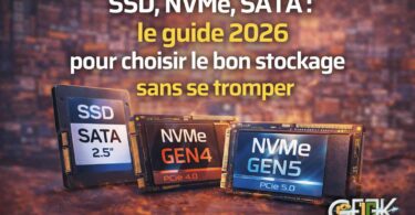 ssd, nvme, sata le guide 2026 pour choisir le bon stockage sans se tromper