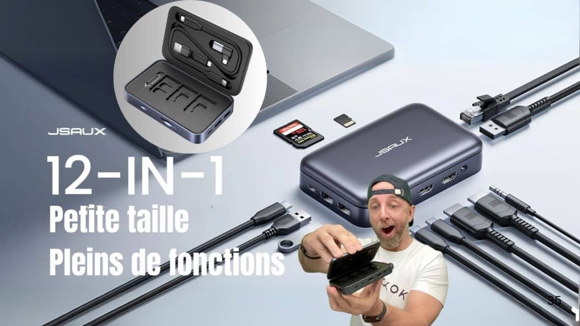station d'accueil usb c 12 en 1 omnicase 2 pro