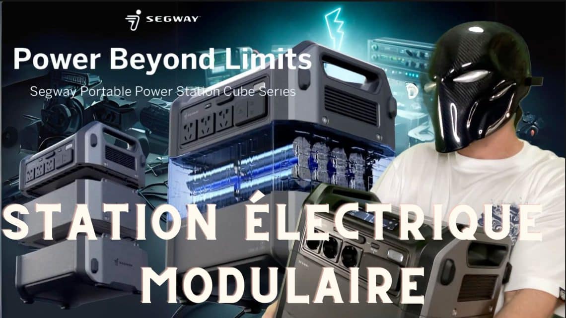 station électrique modulaire portable segway cube series 1000 ou cube 2000 de 1 a 5kwh youtube