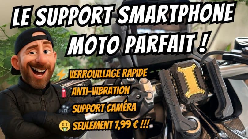support smartphone moto parfait youtube