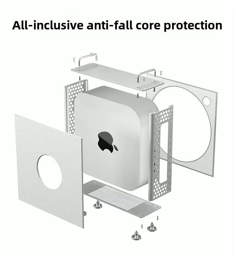 support vertical aluminium pour mac mini m4 case