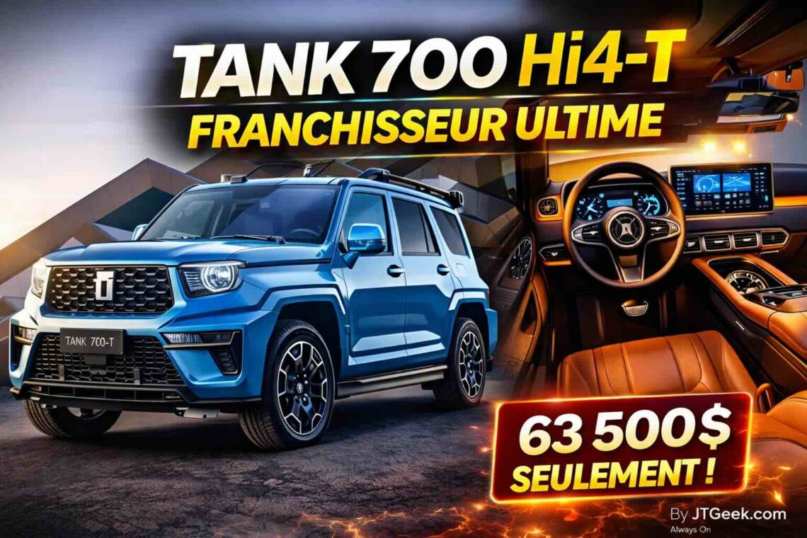 tank 700 hi4 t le franchisseur de l'extrême signé gwm s'offre un cockpit ultra luxueux pour 63 500 dollars