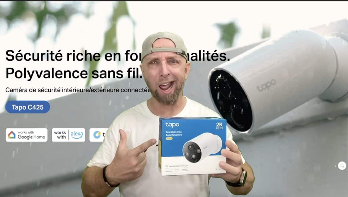 tapo c425, la sécurité ai avancée, vision nocturne large 2k qhd, autonomie 300 jours & étanche