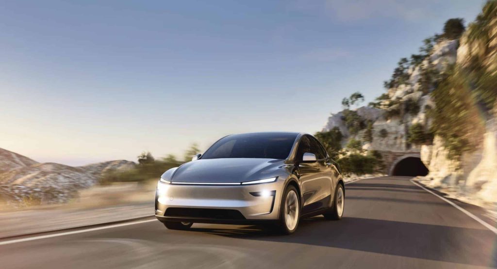 tesla model y “juniper” street