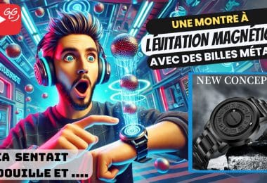 test de la montre à lévitation magnétique avec des billes qui indiquent l'heure. gadget inutile ou accessoire stylé ?