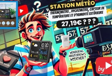 test de la station météo avec écran va à 27,19€ sur aliexpress ,une douille ou indispensable pour votre maison ?