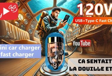 test du chargeur allume cigare nautilus 120w transparent à 3,27€ sur aliexpress ,bon plan ou arnaque ?