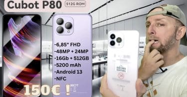 test du cubot p80 l'iphone chinois à prix mini 150€