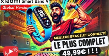 test du xiaomi smart band 9 , le meilleur bracelet connecté et le plus complet est à moins de 50€ ?