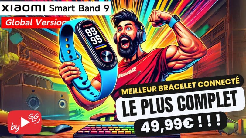 test du xiaomi smart band 9 , le meilleur bracelet connecté et le plus complet est à moins de 50€ ?