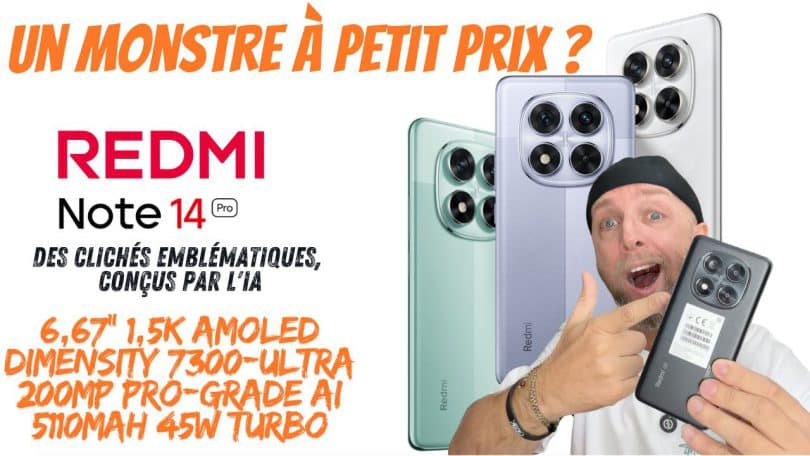 test redmi note 14 pro 5g , 200mp, écran 120hz, dimensity 7300 ultra, un monstre à petit prix ?