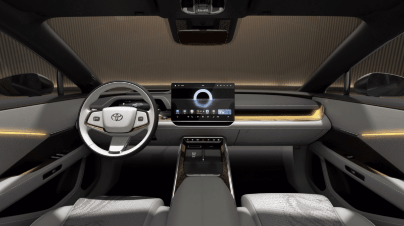 toyota bz7 by huawei tableau de bord