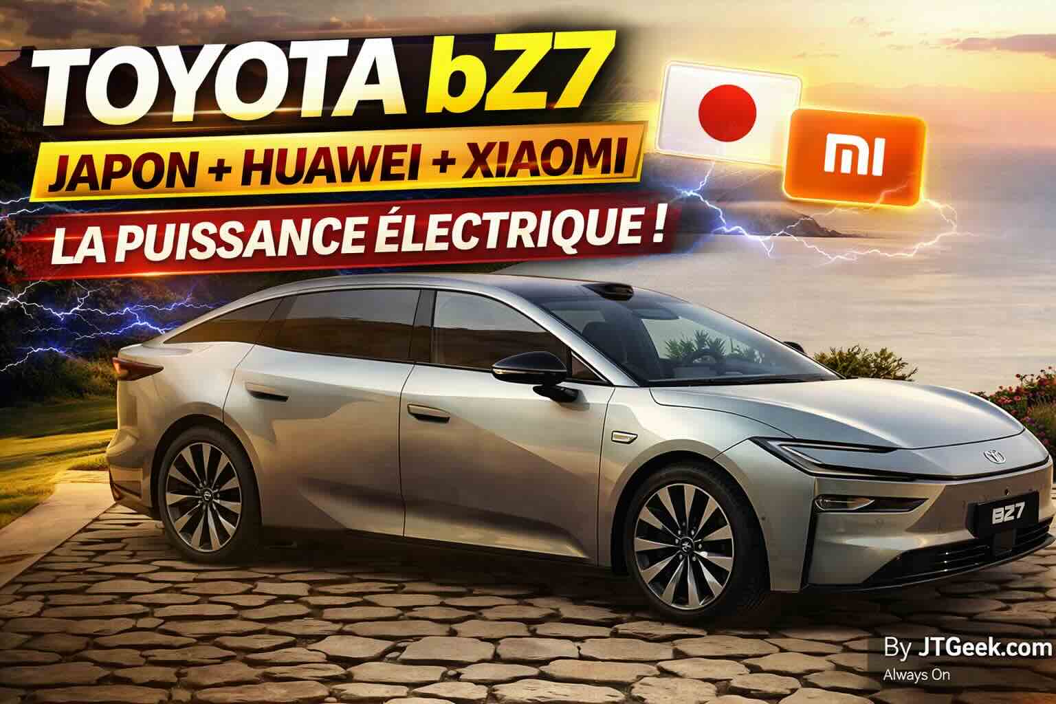 toyota bz7 la berline électrique qui fusionne la fiabilité japonaise et la puissance technologique de huawei et xiaomi