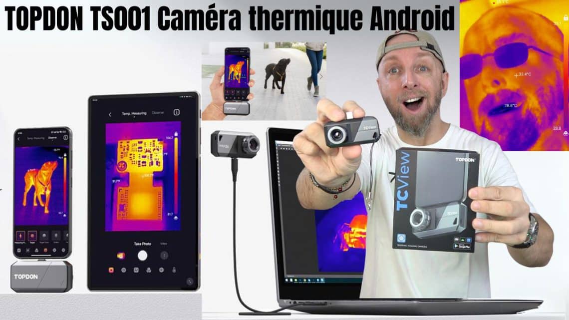 tu vas voir l’invisible avec cette caméra thermique pour ton smartphone ou ton pc, topdon ts001