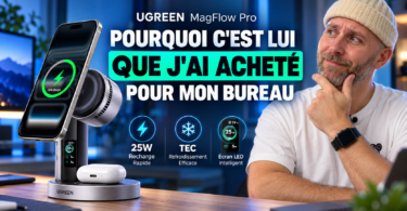ugreen magflow pro qi2 25w ,pourquoi j'ai acheté ce chargeur sans fil pour mon bureau