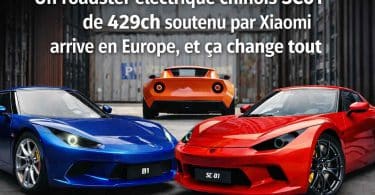 un roadster électrique chinois sc01 de 429ch soutenu par xiaomi arrive en europe, et ça change tout by jtgeek