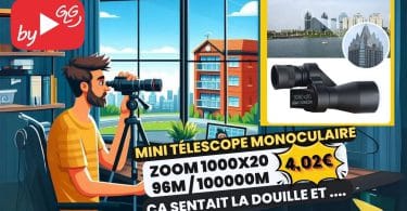 un télescope monoculaire à moins de 5€ sur aliexpress ? vous n'allez pas y croire !