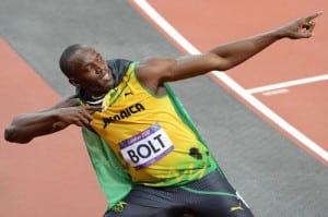 sprinteur jamaïcain usain bolt