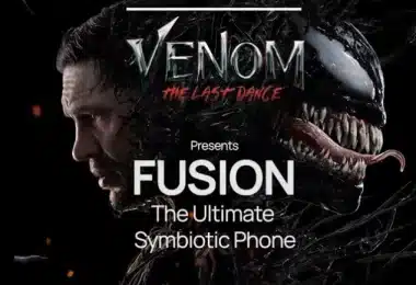 venom themed fusion phone