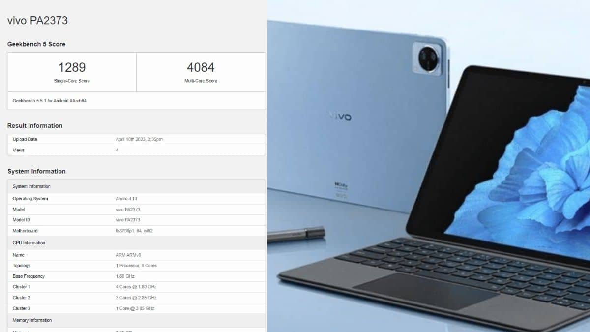Vivo Pad 2 , le vrai design et les spécifications presque complètes révélés avant le lancement