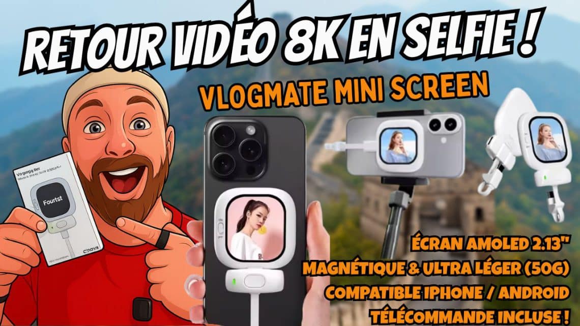 vlogmate mini screen youtube