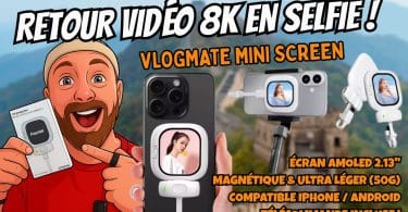 vlogmate mini screen youtube