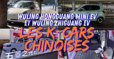 wuling hongguang mini ev 5 portes et wuling zhiguang ev