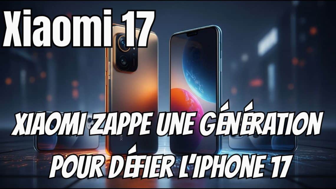 xiaomi 17 , pourquoi xiaomi zappe une génération pour défier l’iphone 17