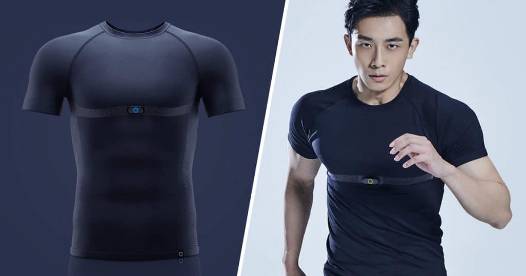 Xiaomi Mijia Sports Cardiogram T Shirt Ecg Tricko Cover